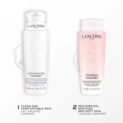 DUO DESMAQUILLANTE CONFORT 400ML - LANCOME - Adrissa Beauty - Cuidado de la piel