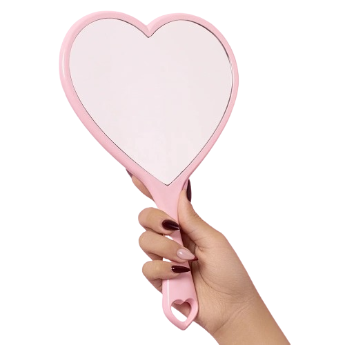 ESPEJO DE MANO ROSA - BEAUTY CREATIONS - Adrissa Beauty -