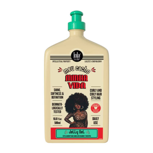 ESTILIZADOR PARA RIZOS MINHA VIDA JELLY GEL 500GR - LOLA FROM RIO - Adrissa Beauty - Cuidado capilar