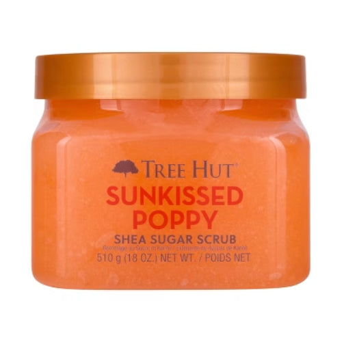 EXFOLIANTE SHEA SUGAR SUNKISSED POPPY 510GR - TREE HUT - Adrissa Beauty - Cuidado de la piel