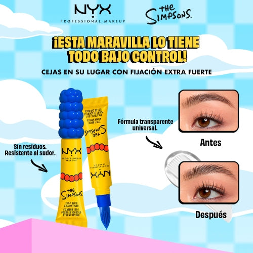FIJADOR CEJAS CABELLO THE SIMPSONS TRANSPARENT