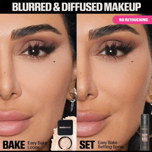 FIJADOR EASY BAKE 100ML - HUDA BEAUTY - Adrissa Beauty - Maquillaje