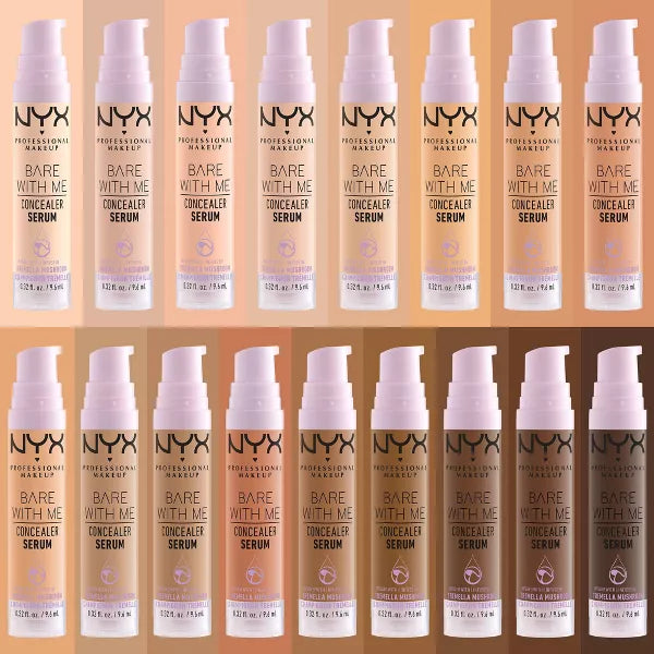 CORRECTOR BARE WITH ME MEDIUM GOLDEN - NYX - Adrissa Beauty - Maquillaje de rostro