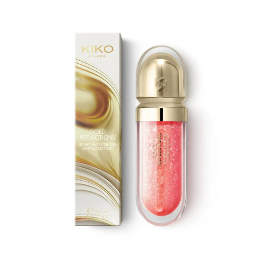 LABIAL 3D GOLD REFLECTION 03 RADIANT APRICOT - KIKO MILANO - Adrissa Beauty - Maquillaje