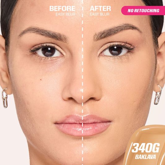BASE EASY BLUR NATURAL AIRBRUSH BAKLAVA 340G - HUDA BEAUTY - Adrissa Beauty - Maquillaje de rostro