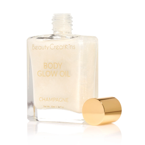 ILUMINADOR BODY GLOW OIL CHAMPAGNE - BEAUTY CREATIONS - Adrissa Beauty -