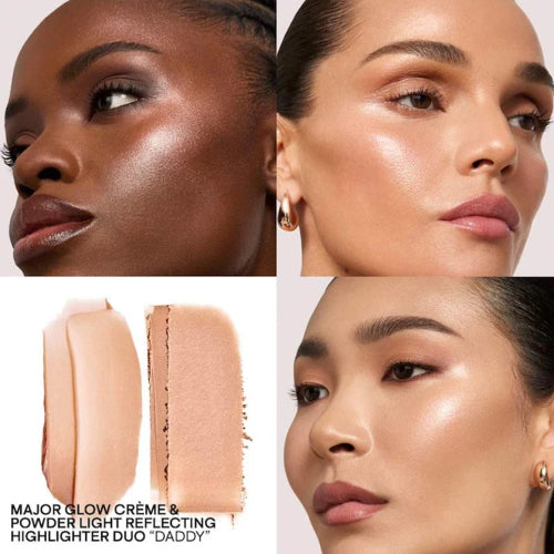ILUMINADOR MAJOR GLOW CREAM & POWDER DADDY - PATRICK TA - Adrissa Beauty - Maquillaje