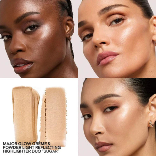 ILUMINADOR MAJOR GLOW CREAM & POWDER SUGAR - PATRICK TA - Adrissa Beauty - maquiilaje