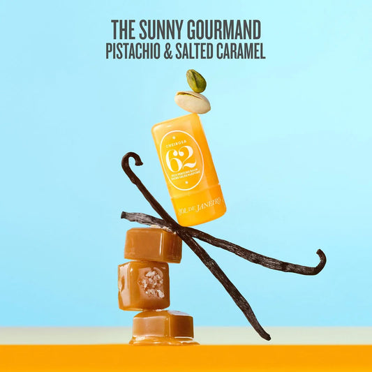 JELLY PARFUM BALM PISTACHE & CARAMEL 62 - SOL DE JANEIRO - Adrissa Beauty - Perfumes y colonias