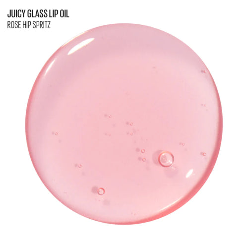 LIP OIL JUICY GLASS ROSE HIP SPRITZ 01 4ML - KAJA - Adrissa Beauty - LABIAL