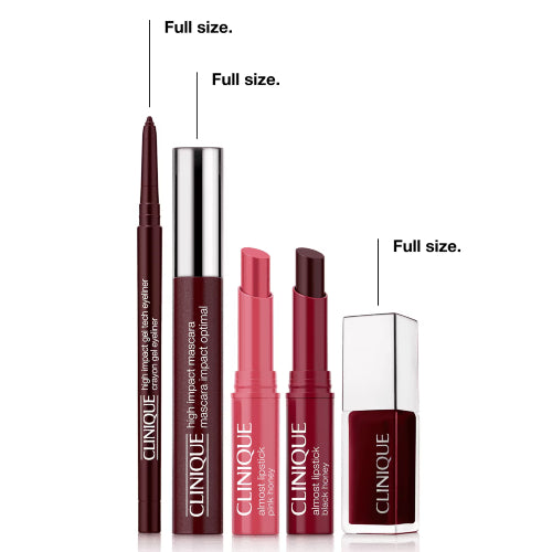 KIT BLACK HONEY 5PZAS - CLINIQUE - Adrissa Beauty - Maquillaje