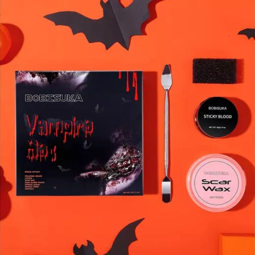 KIT HALLOWEEN 4PZAS - BOBISUKA - Adrissa Beauty -