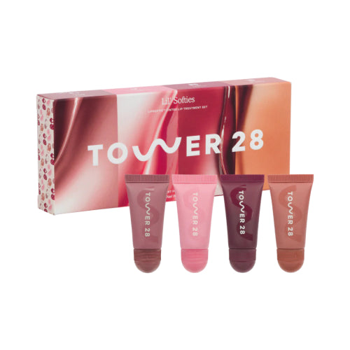 KIT LABIAL LIL SOFTIES TREATMENT 4PZAS - TOWER 28 - Adrissa Beauty - Maquillaje