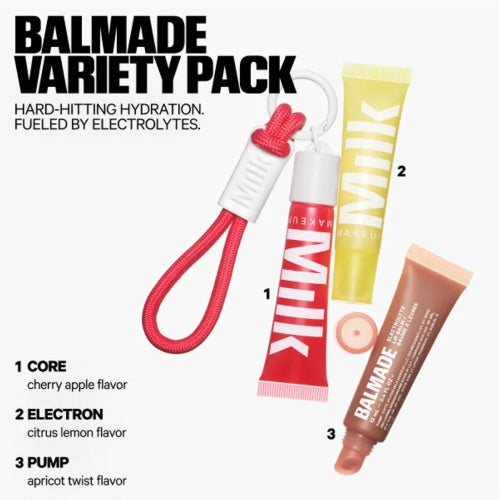 KIT LIP BALMADE VERIETY 3PZAS - MILK - Adrissa Beauty - Maquillaje