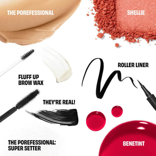 KIT LOOKING CRISP FULL FACE 7PZAS - BENEFIT - Adrissa Beauty - Maquillaje