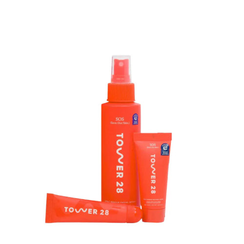 KIT SOS RESCUE BESTSELLERS 3PZAS - TOWER 28 - Adrissa Beauty - Kits de limpieza facial