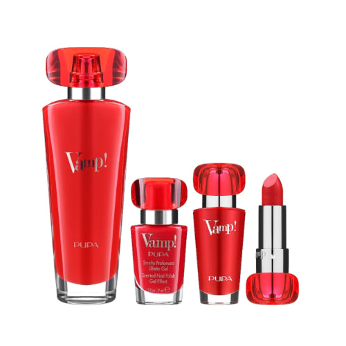 KIT VAMP RED 3PZAS 50ML - PUPA MILANO - Adrissa Beauty - Perfume y colonias
