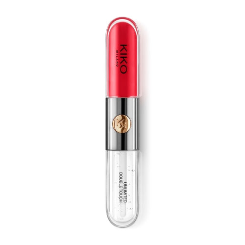 LABIAL UNLIMITED DOUBLE TOUCH 109 STRAWBERRY RED - KIKO MILANO - Adrissa Beauty - maquillaje