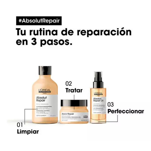 COFRE ABSOLUT REPAIR SERIEEXPERT 3PZAS - LOREAL - Adrissa Beauty - Cuidado capilar