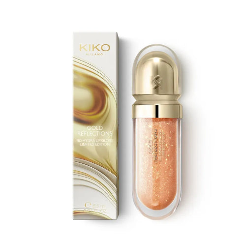 LABIAL 3D GOLD REFLECTION 02 SUNNY GOLD - KIKO MILANO - Adrissa Beauty - Maquillaje