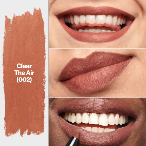 LABIAL COLORSTAY MATTE LITE CRAYON 002 CLEAR THE AIR - REVLON - Adrissa Beauty - Maquillaje