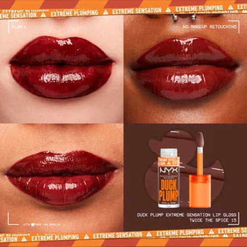 LABIAL DUCK PLUMP 15 TWICE THE SPACE - NYX - Adrissa Beauty - maquillaje