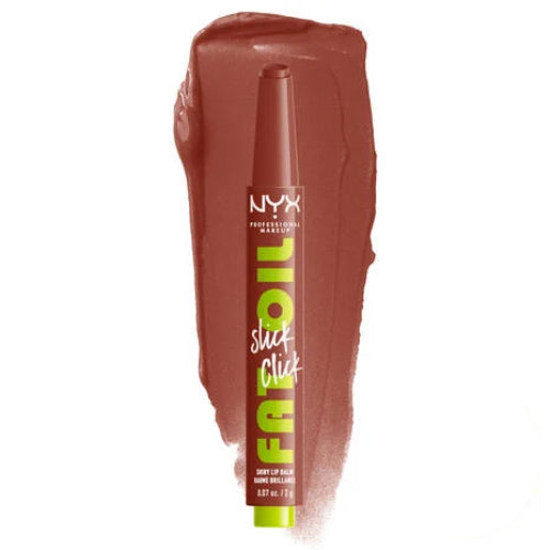 LABIAL FAT OIL SLICK CLICK 05 LINK IN MY BIO - NYX - Adrissa Beauty - maquillaje