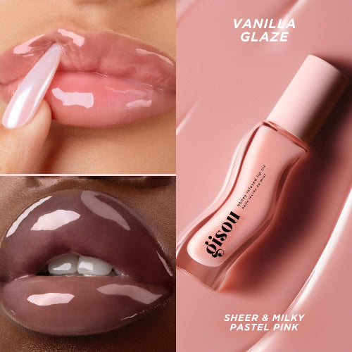LABIAL HONEY INFUSED LIP OIL VANILLA GLAZE - GISOU - Adrissa Beauty - Maquillaje
