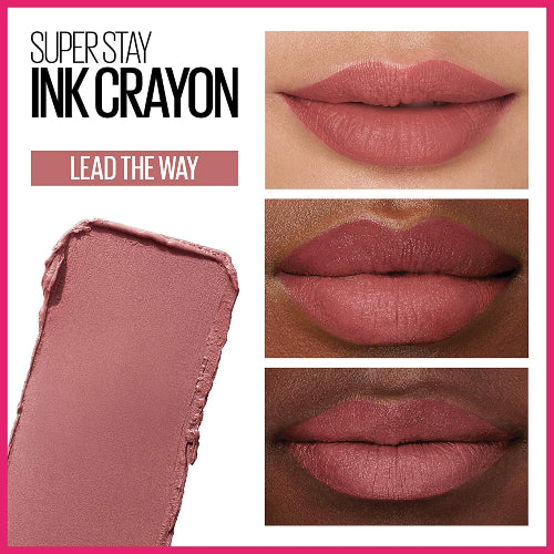 LABIAL INK CREYON LEAD THE WAY 15 - MAYBELLINE - Adrissa Beauty - Maquillaje