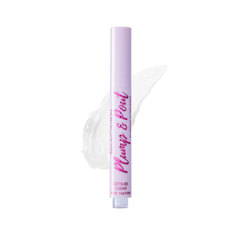 LABIAL PLUMP & POUT GLOSS LETS BE CLEAR - BEAUTY CREATIONS - Adrissa Beauty - Maquillaje