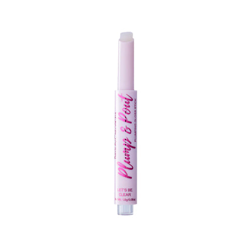 LABIAL PLUMP & POUT GLOSS LETS BE CLEAR - BEAUTY CREATIONS - Adrissa Beauty - Maquillaje