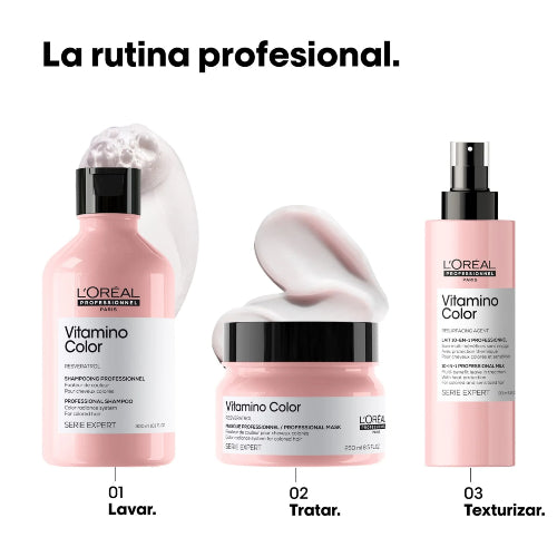 LECHE 10 EN 1 VITAMINO COLOR 190ML - LOREAL PROFESSIONNEL - Adrissa Beauty - Cuidado capilar