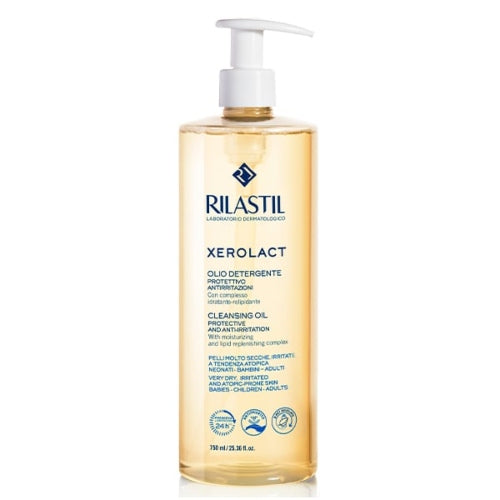 LIMPIADOR FACIAL ACEITE XEROLACT PIEL IRRITADA 750ML - RILASTIL - Adrissa Beauty -