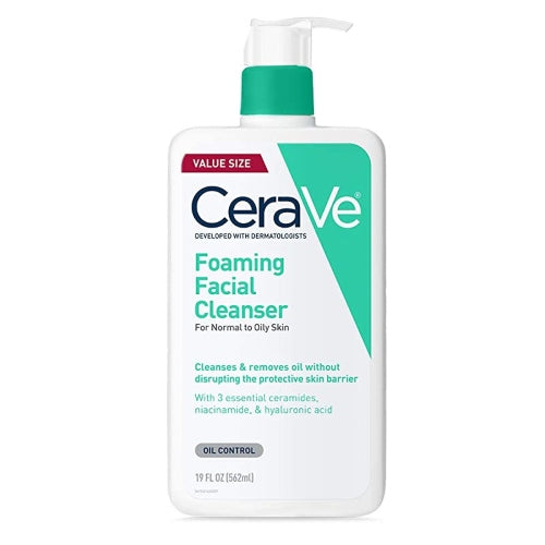 LIMPIADOR FACIAL FOAMING OILY SKIN 562ML - CERAVE - Adrissa Beauty -