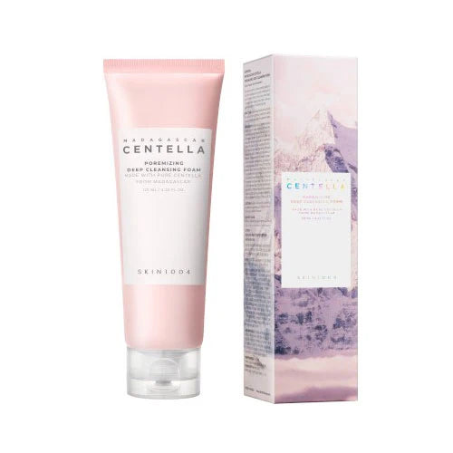 LIMPIADOR MADAGASCAR CENTELLA POREMIZING DEEP CLEANSING FOAM 125ML - SKIN1004 - Adrissa Beauty - Cuidado de la piel