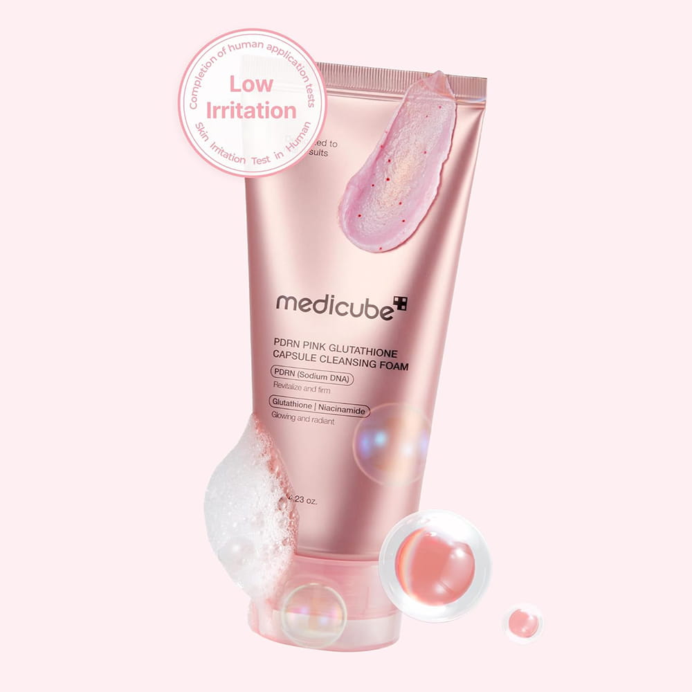 LIMPIADOR FACIAL PDRN PINK GLUTATHIONE CAPSULE 120GR