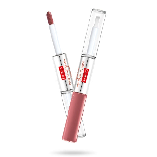 LIP DUO WATERPROOF MADE TO LAST 010 LABIAL Y GLOSS - PUPA MILANO - Adrissa Beauty - Maquillaje