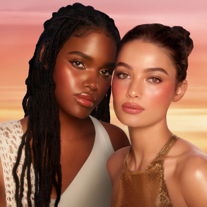 RUBOR CREMA ISLAND GLOW LIP AND CHEEK BEACH PEACH - CHARLOTTE TILBURY - Adrissa Beauty - Maquillaje de rostro