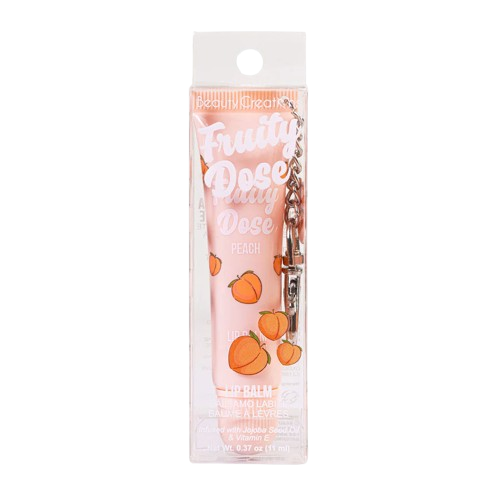 LIP BALM FRUITY DOSE PEACH - BEAUTY CREATIONS - Adrissa Beauty - Maquillaje