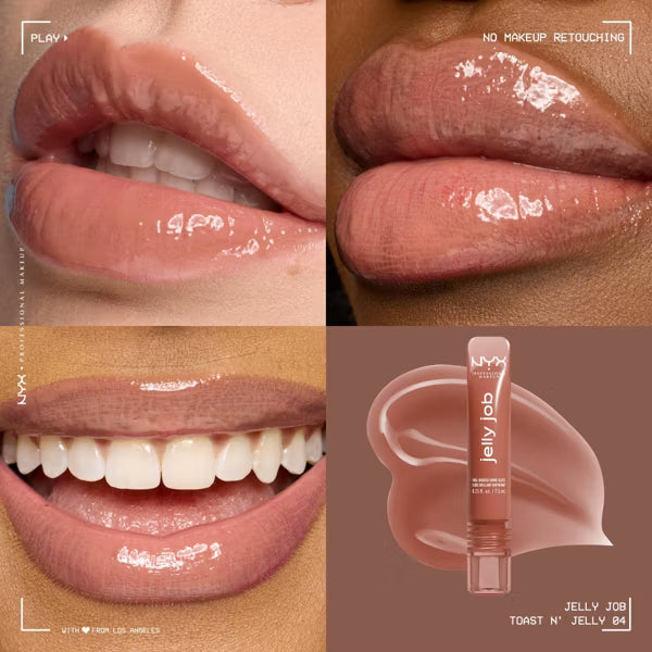 LIP JELLY JOB TOAST N JELLY - NYX - Adrissa Beauty - Maquillaje de labios