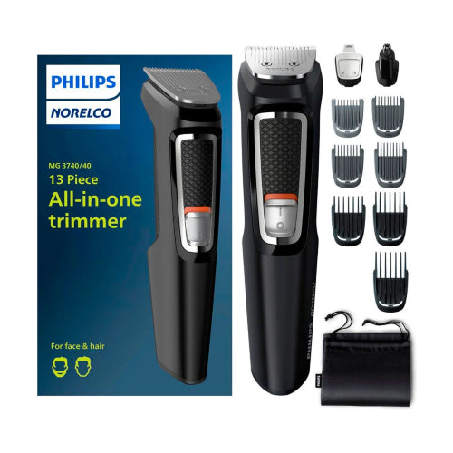 MAQUINA DE AFEITAR NORELCO MULTI GROOMER S3000 13PZAS - PHILIPS - Adrissa Beauty - Electrónica