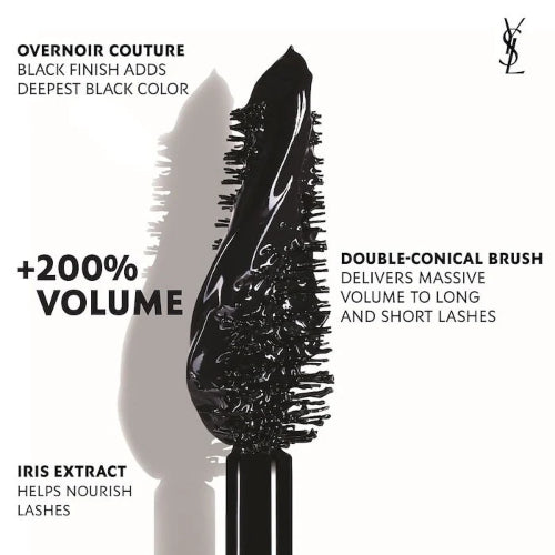 MASCARA LASH CASH VOLUME EXTREME NOIR BLACK - YVES SAINT LAURENT - Adrissa Beauty - Maquillaje