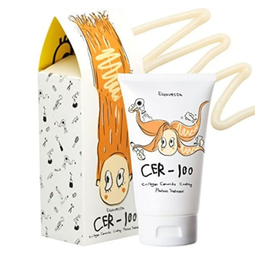 MASCARILLA CAPILAR CER-100 100ML - ELIZAVECCA - Adrissa Beauty -