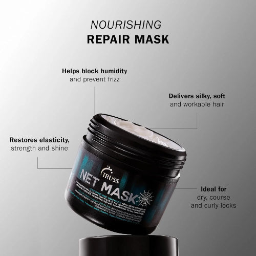 MASCARILLA CAPILAR NET MASK REPARACION INTELIGENTE 550GR - TRUSS - Adrissa Beauty - Cuidado capilar