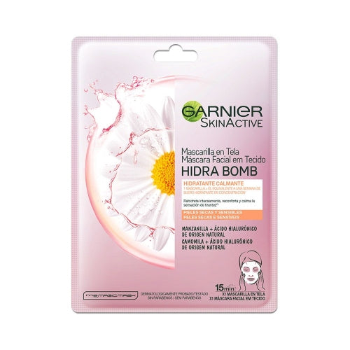 MASCARILLA FACIAL HIDRA BOMB CALMANTE - GARNIER - Adrissa Beauty -