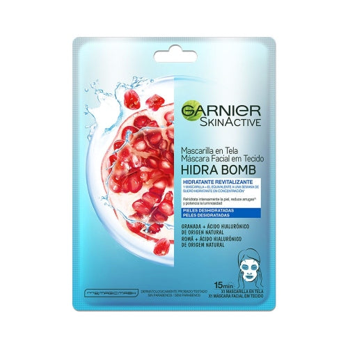 MASCARILLA FACIAL HIDRA BOMB HIDRATANTE - GARNIER - Adrissa Beauty -