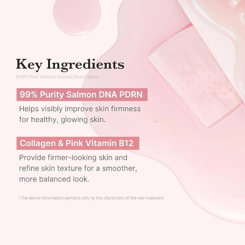 MASCARILLA PDRN PINK VITA COATING MASK 1 SHEET - MEDICUBE - Adrissa Beauty - Cuidado de la piel