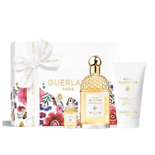 SET AQUA ALLEGORIA MANDARINE BASILIC 3PZAS 125ML D - GUERLAIN - Adrissa Beauty - Perfumes y colonias