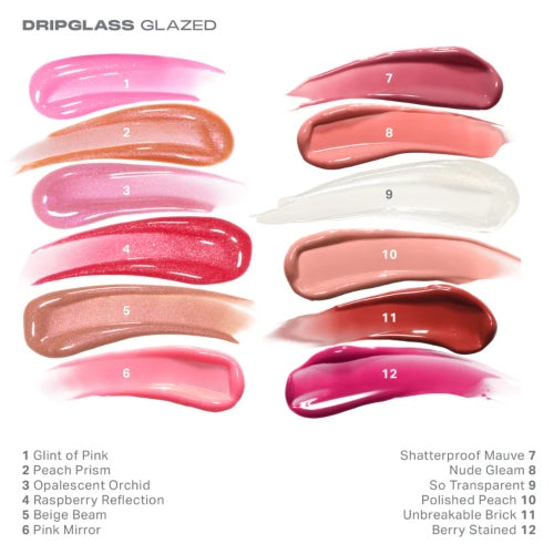 LABIAL LIP GLOSS DRIPGLASS GLAZED PINK MIRROR - MORPHE - Adrissa Beauty - Maquillaje