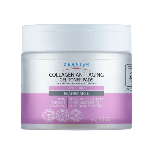 PADS COLAGENO ANTIEDAD GEL 80PZAS - DERNIER - Adrissa Beauty - Cuidado de la piel
